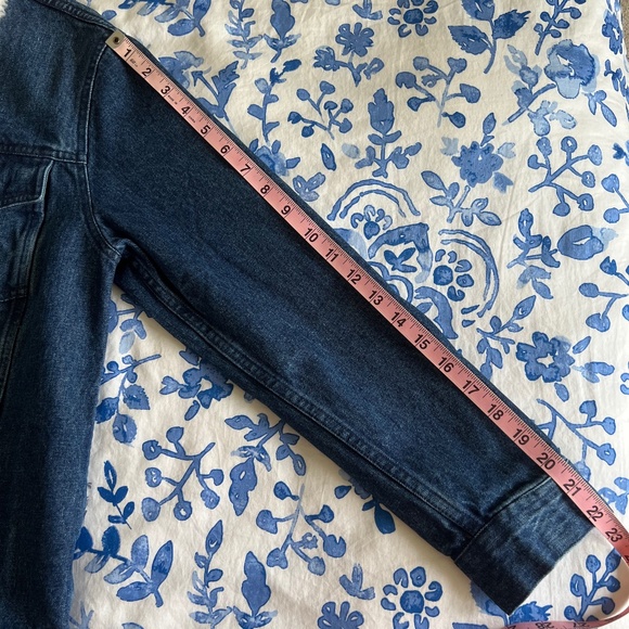 NWT Draper James Shearling Jean Jacket Size Small (Oversized) - Picture 10 of 16